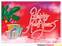 Kostenlose elektronische Grusskarten zu Silvester