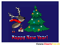 Kostenlose Glueckwuensche Frohes neues Jahr