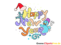 Kostenlose Silvesterkarte online versenden