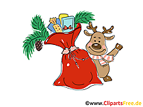 Nieuwjaar afbeelding, Cartoon, Clipart, afbeelding