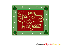 Neujahrsgruss Karte kostenlos