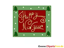 Neujahrsgruss Karte kostenlos