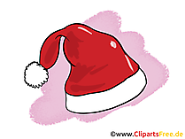 Santa Claus Mütze Bild, Clip Art, Image, Cartoon gratis Santa Claus Mütze Bild, Clip Art, Image, Cartoon gratis