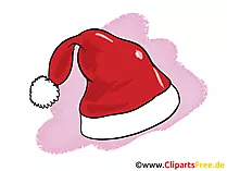 Santa Claus Mütze Bild, Clip Art, Image, Cartoon gratis