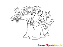 Schwarz weiss Bild zu Silvester