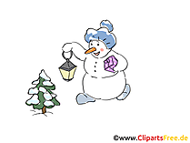 Silvester Bild Schneemann gratis Silvester Bild Schneemann gratis