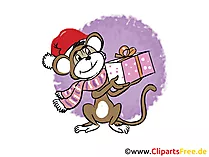 Silvester Clipart, Bild, Cartoon gratis