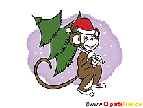 Silvester eCard, Clip Art, Image free