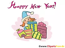 Silvester und Neujahr eCard
