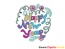 Silvester  und Neujahrs Grusskarten umsonst online verschicken