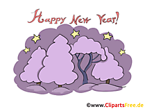 Silvester  und Neujahrskarten gratis online verschicken