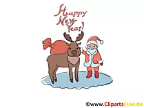 Silvester Wunsch als eCard per E Mail verschicken