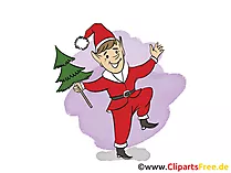 Silvesterparty Grusskarte, Bild, Clip Art, Cartoon