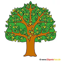သစ်ပင် Clipart - နွေရာသီ Cliparts အခမဲ့
