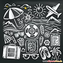 Clipart Sommerferien