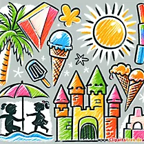 Sommerferien Clipart