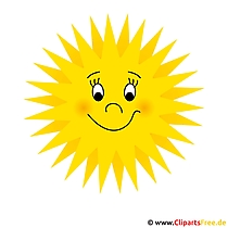 Sun clip art free - photo d'été