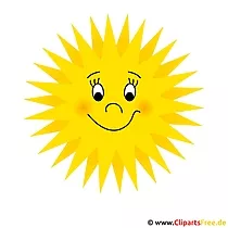 Sunc clip art free - ljetna slika