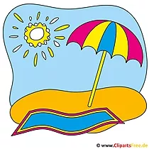 Strand Bilder - Sommer Cliparts free