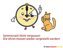 Uhr umstellen auf Sommerzeit - Sommerbilder