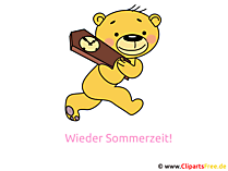 Wieder Sommerzeit Bild, Clipart, Illustration, Grafik kostenlos