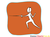 Fechten Sport Icon-Clipart