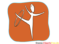 Kunstgymnastik Sport Icon-Clipart
