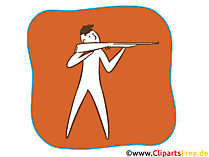 Schießen Sport Icon-Clipart