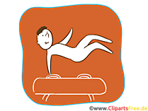 Sport Icon-Clipart Gymnastik