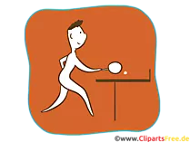 Tischtennis Sport Icon-Clipart