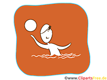 Wasserball Sport Icon-Clipart
