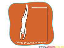 Wasserspringen Sport Icon-Clipart