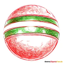 Ball aus Gummi zum Spielen Bild, Zeichnung, Clipart