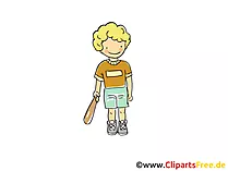 Baseballspieler Bild, Sport Clipart, Comic, Cartoon, Image gratis
