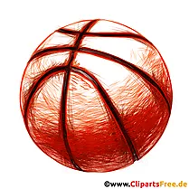 Basketball Clipart, Zeichnung, Bild