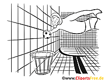 Basketball unter dem Wasser Ausmalbild-Malvorlage Basketball unter dem Wasser Ausmalbild-Malvorlage