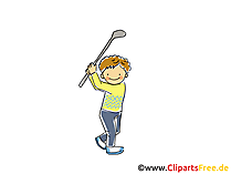 Cricket Bild, Sport Cliparts, Comic, Cartoon, Image gratis