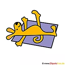 Fitness Cartoon Bild kostenlos
