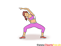 Woman Fitness Clip Art free