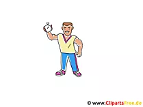 Fitnesstrainer Clipart