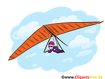 Fliegen Mit Deltaplan Cartoon, Clipart, Bild, Comic, Illustration Fliegen Mit Deltaplan Cartoon, Clipart, Bild, Comic, Illustration