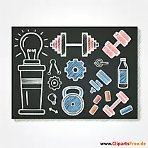 Gewichte Clipart