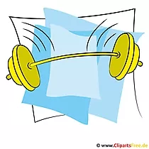 Hantel Clipart - Sport Bilder kostenlos