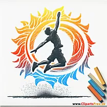 Hüpfen Clipart