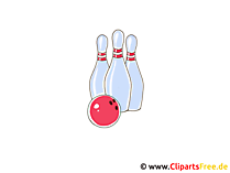 Kegeln, Bowling Clip Art