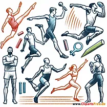 Leichtathletik Clipart