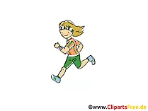 Marathon Bild, Sport Clipart, Comic, Cartoon, Image gratis