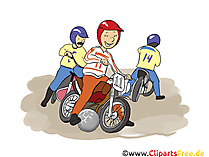 Motoball Grafik, Illustration, Bild, Cartoon, Image