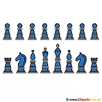 Schach spielen - Sport Clipart gratis