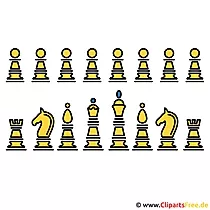 Schachfiguren Bild Clipart kostenlos